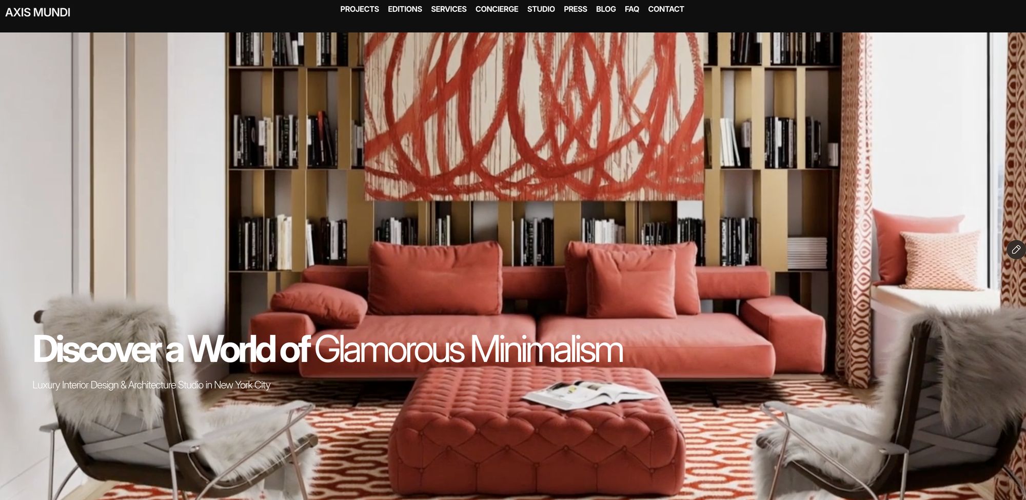 Axis Mundi website after