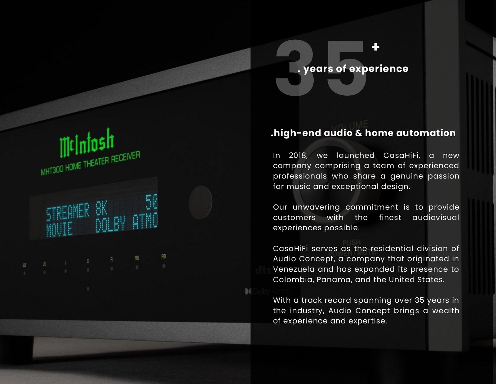 CasaHiFi brochure page