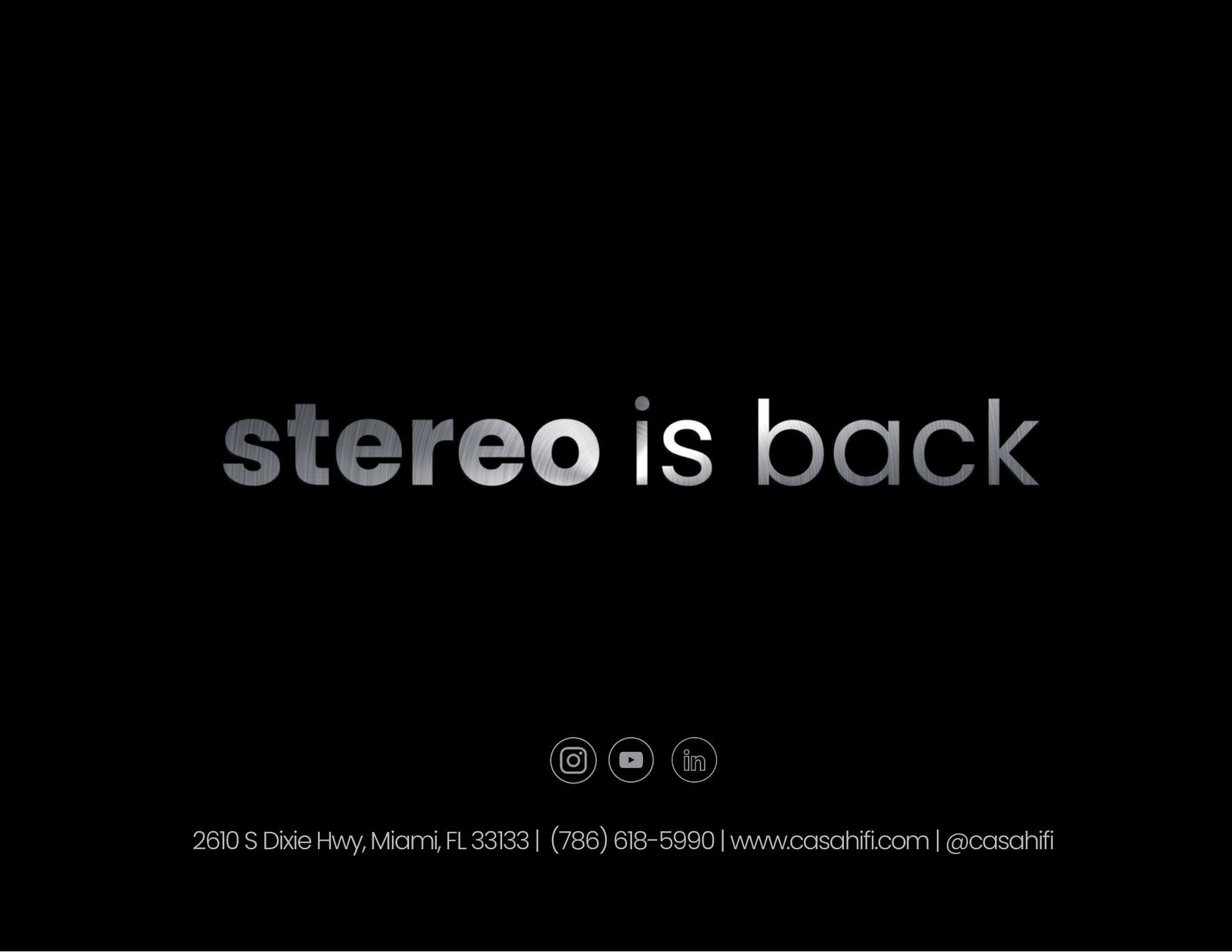 CasaHiFi brochure page